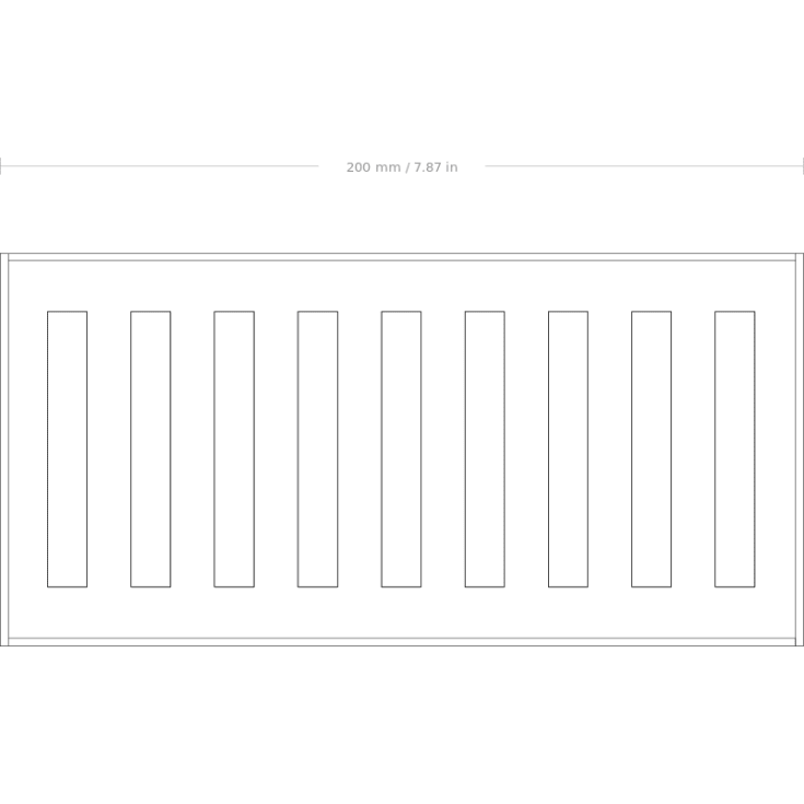 Nichba Bath Shelf 20 brusehylde, hvid