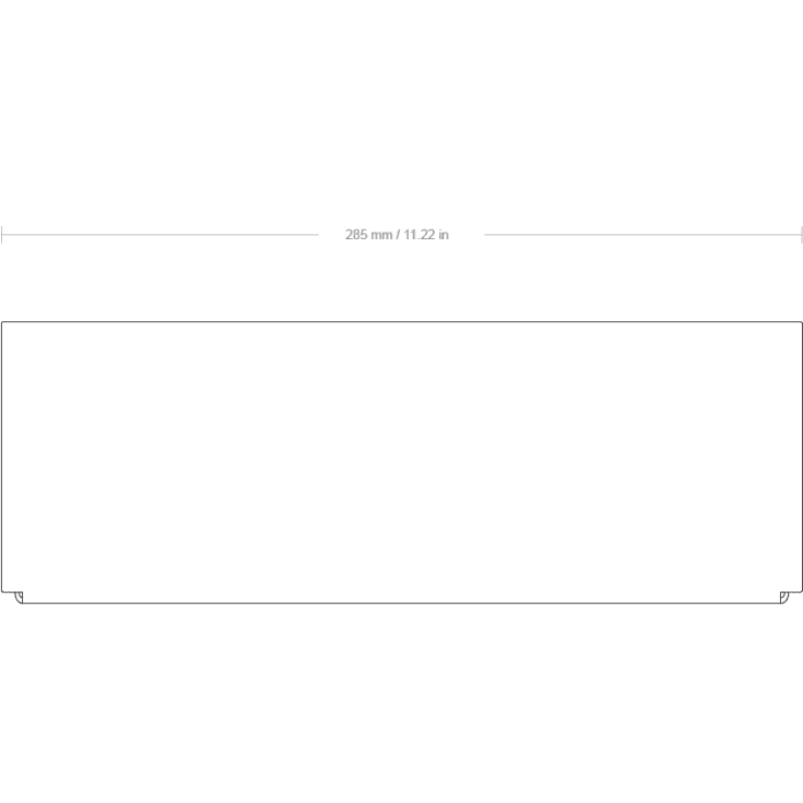 Nichba Bath Shelf Corner brusehylde, sort