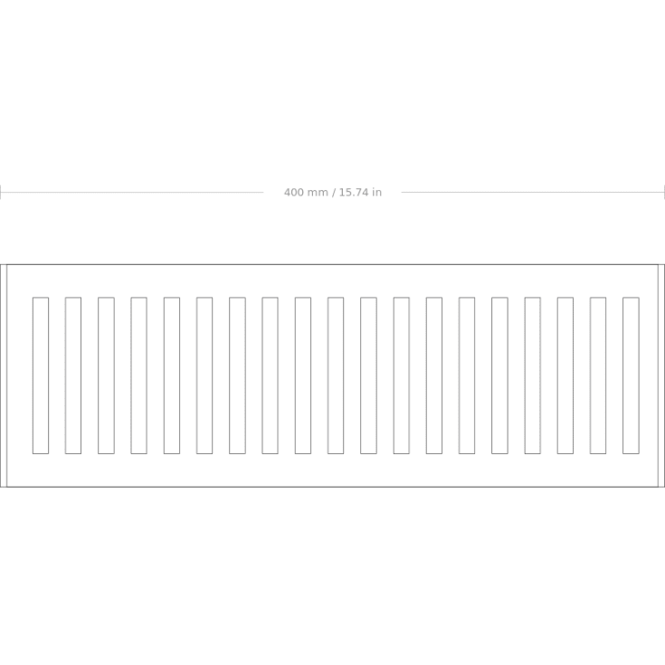Nichba Bath Shelf 40 brusehylde, grøn