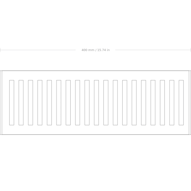 Nichba Bath Shelf 40 brusehylde, hvid