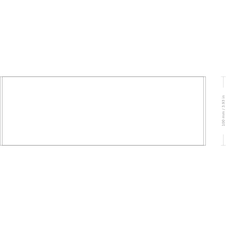 Nichba Bath Shelf 40 brusehylde, blå