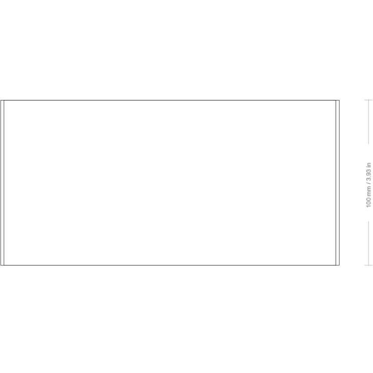 Nichba Bath Shelf 20 brusehylde, sort