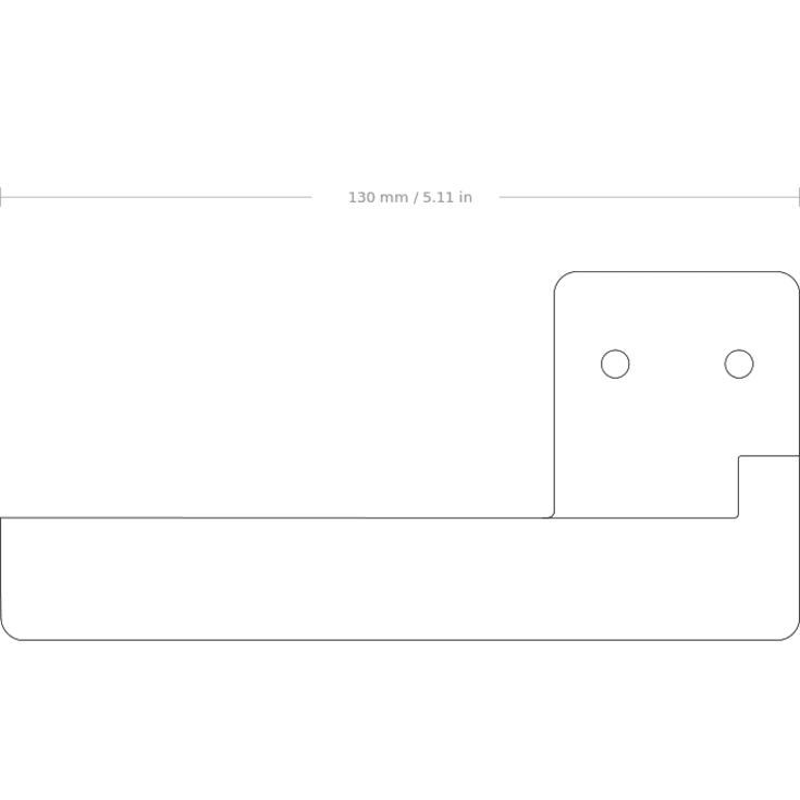 Nichba toiletrulleholder, blå
