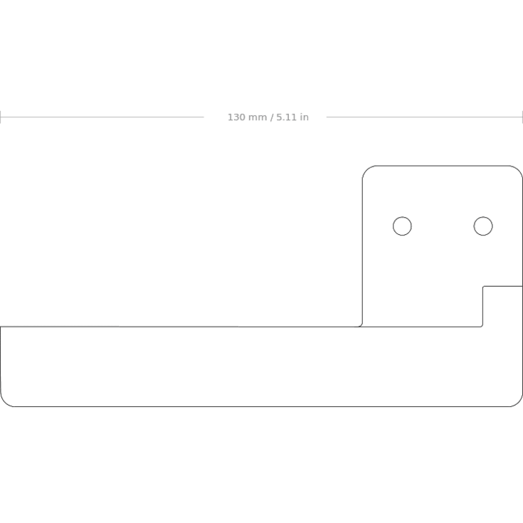 Nichba toiletrulleholder, hvid