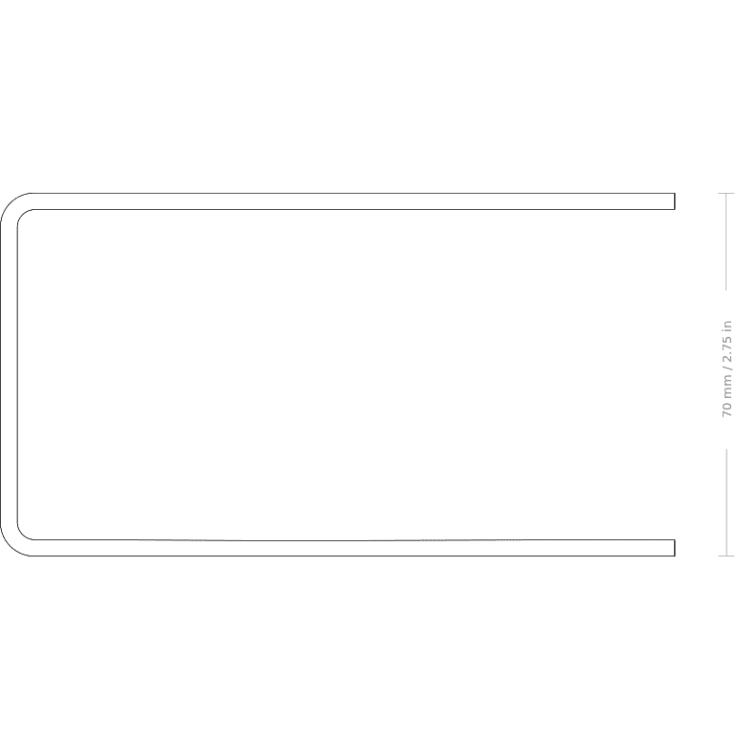 Nichba toiletrulleholder, orange