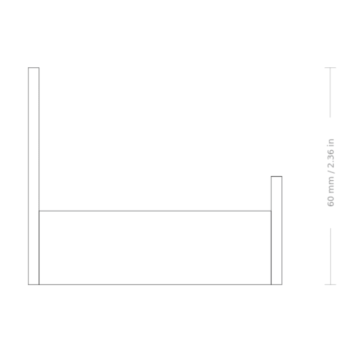 Nichba toiletrulleholder, hvid