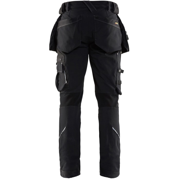 Blåkläder Workwear X1900 håndværkerbukser med 4-vejs stretch, sort, str. D116