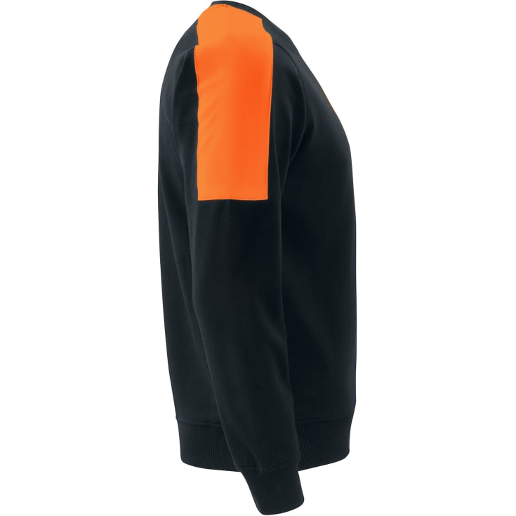 ProJob sweatshirt, Sort/Orange, 2XL