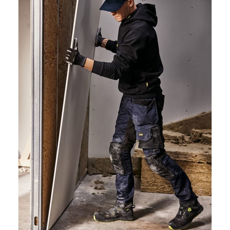 Snickers 6241 AllroundWork arbeidsbukse med stretch, marineblå/sort, str. 44