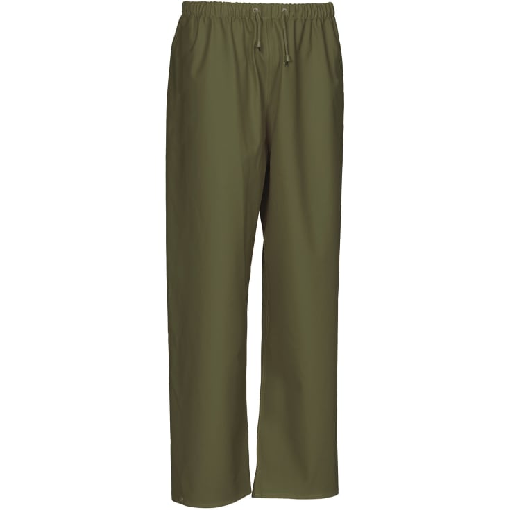 Elka Outdoor regnbukse PU/PVC, olivengrønn, str. L