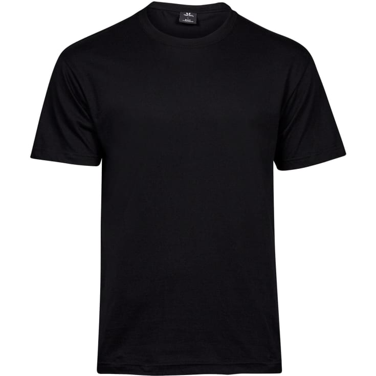 Tee Jays Basic t-skjorte, sort, str. 5XL