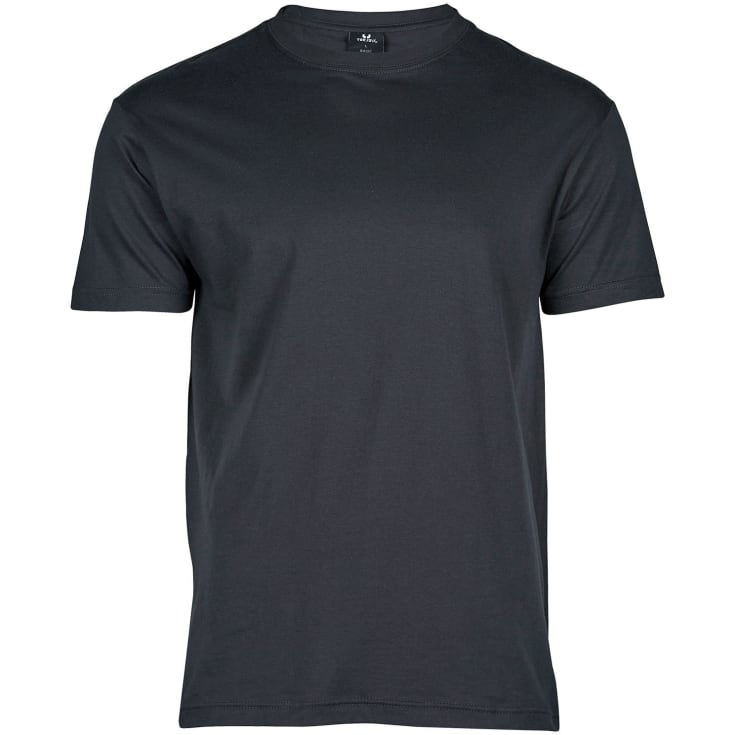 Tee Jays Basic t-skjorte, mørkegrå, str. 4XL