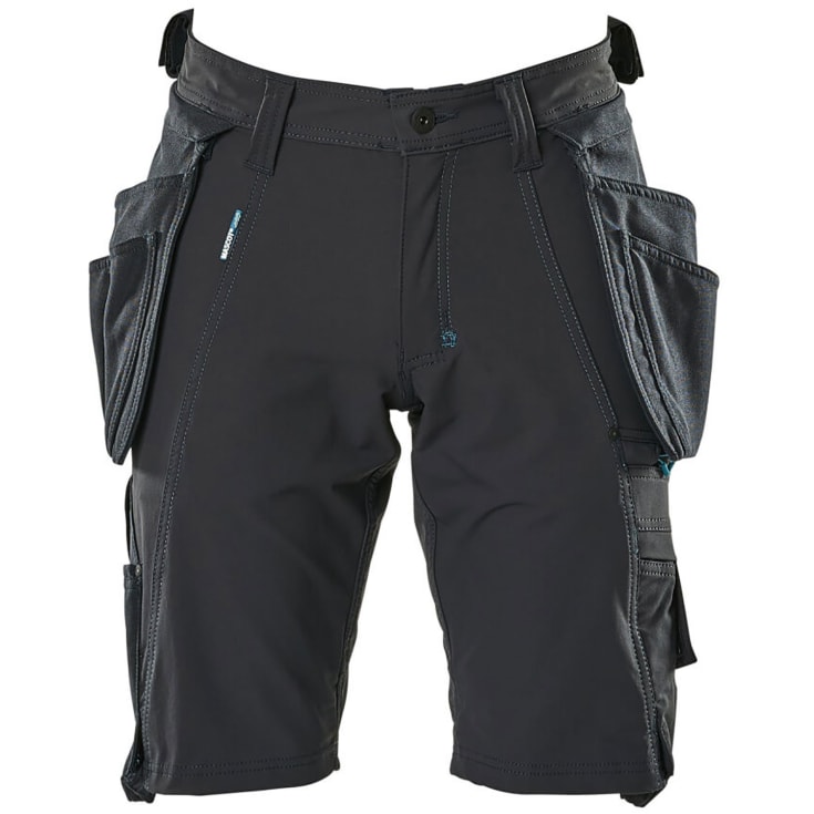 Mascot Advanced arbetsshort med stretch, marinblå, stl C44