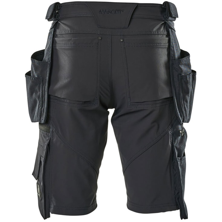 Mascot Advanced håndverkershorts med stretch, marineblå, str. C51
