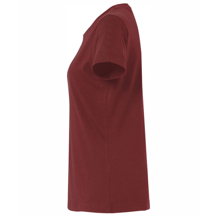 Clique Basic dame T-shirt, Burgundy, S