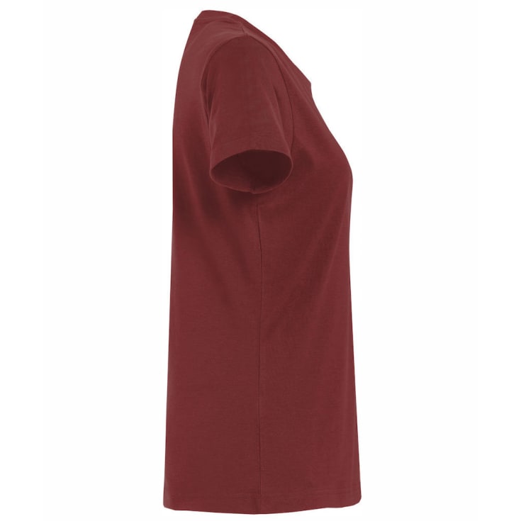 Clique Basic dame T-shirt, Burgundy, S