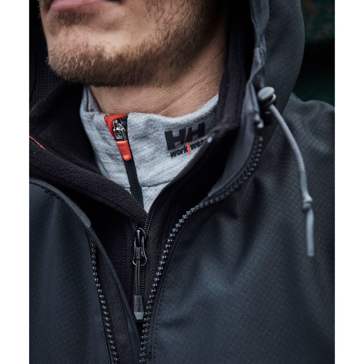 Helly Hansen Lifa Merino underställströja, gråmelerad, st XL