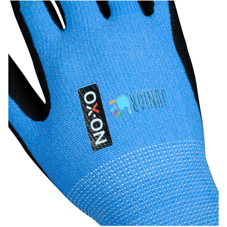 OX-ON Junior flex arbejdshandsker, Blå, 4-6