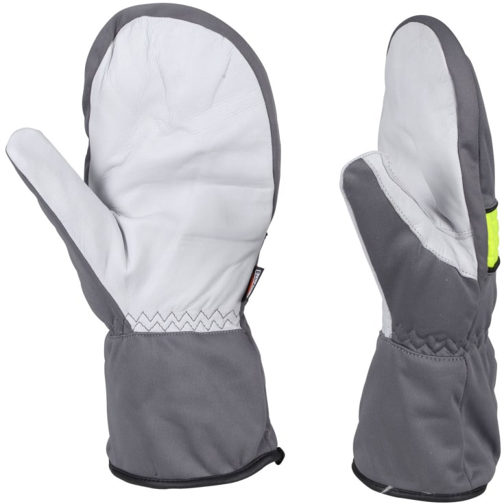 OX-ON Winter Supreme 3602 vinter arbejdshandsker, Grå/Hvid, 9