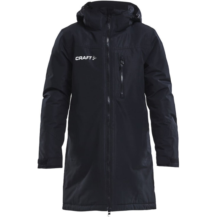Craft Parkas jakke til børn, Sort, 158/164