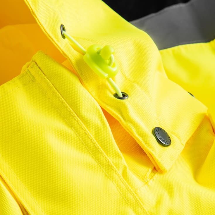 Lyngsøe vinterjakke, Hi-vis Gul/Sort, 5XL