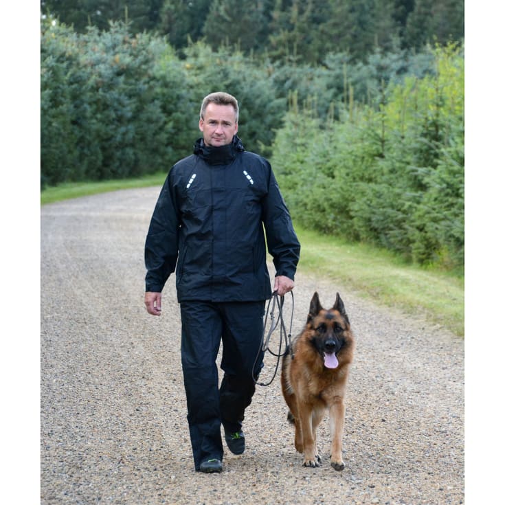 Lyngsøe PU regntøj sæt LR1330, Sort, L