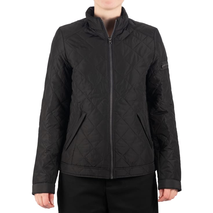 ID Quilted damejakke, Sort, L