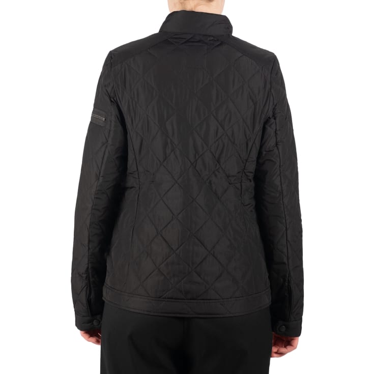 ID Quilted damejakke, Sort, L