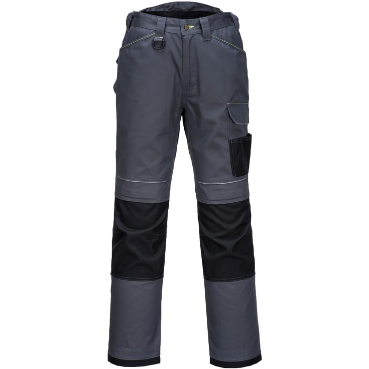 Portwest Urban arbejdsbukser T601, Grå/Sort, 38