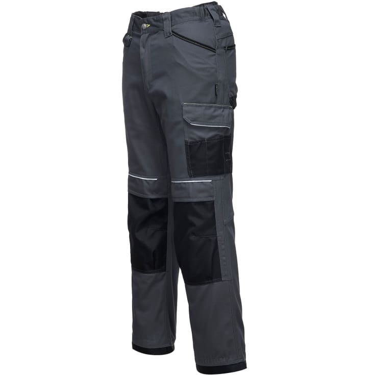 Portwest Urban arbejdsbukser T601, Grå/Sort, 38