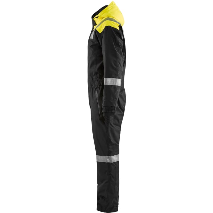Blåkläder Workwear 6787 vinter kedeldragt, sort/hi-vis gul, str. D104