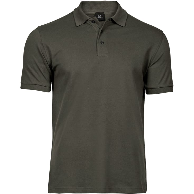 Tee Jays Luxury stretch polo T-shirt, Deep Green, XL