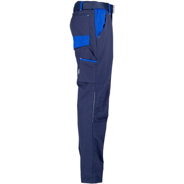 Kramp Original arbejdsbukser med bælte, Marine/Kongeblå, 3XL