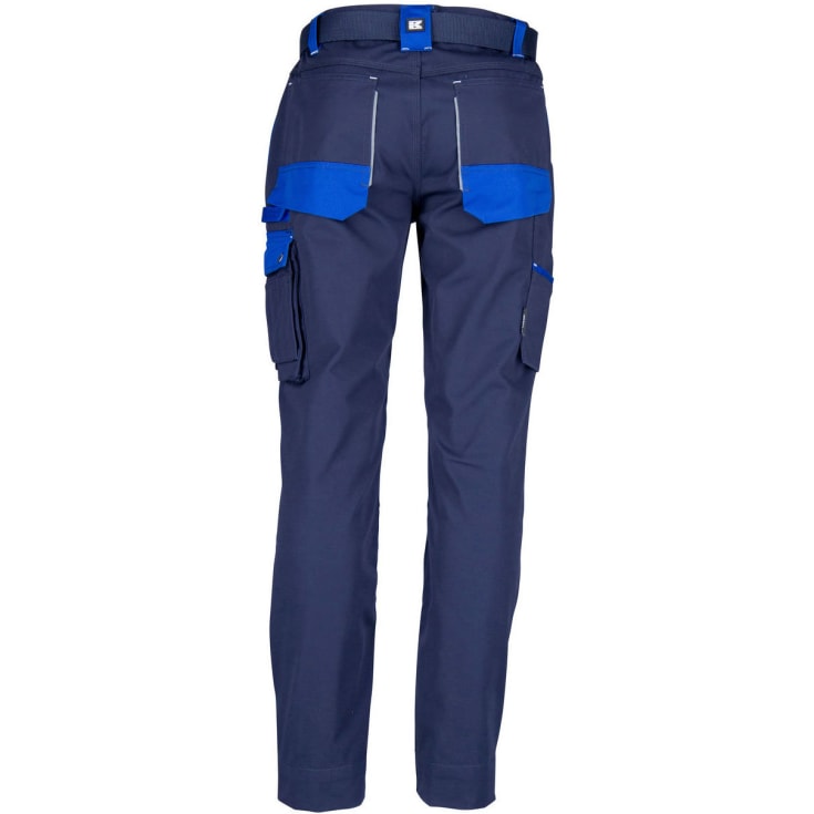 Kramp Original arbejdsbukser med bælte, Marine/Kongeblå, 3XL