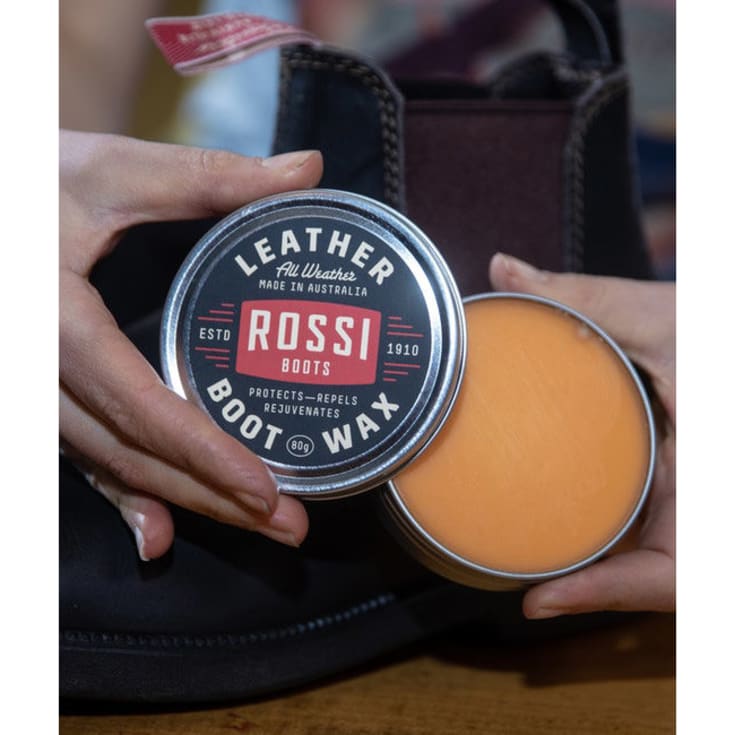 Rossi 80g All Weather boot wax lædervoks, Transparent, ONESIZE