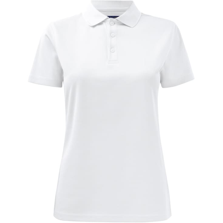 ProJob dame polo T-shirt 2041, Hvid, 3XL