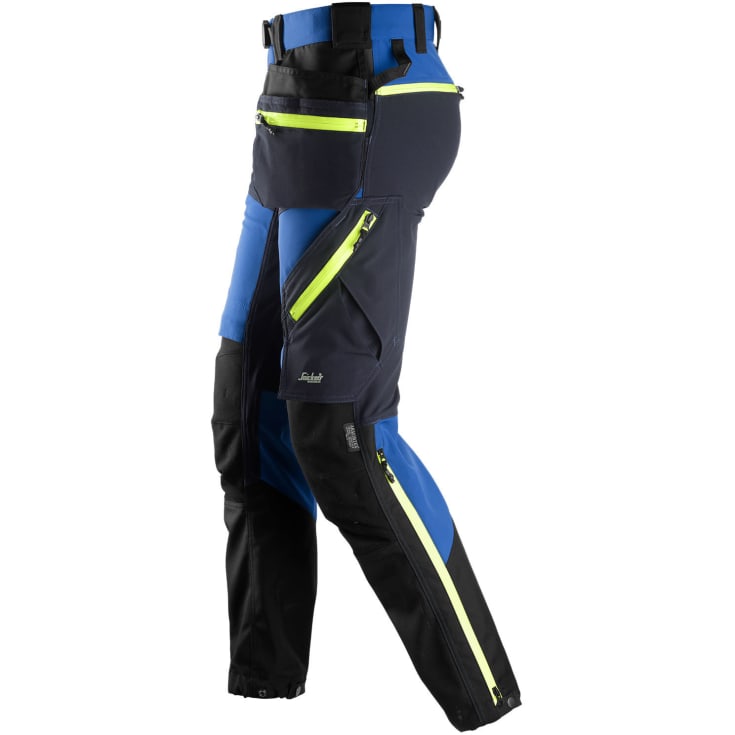 Snickers FlexiWork håndværkerbukser 6940 full stretch, True Blue/Marine, 58