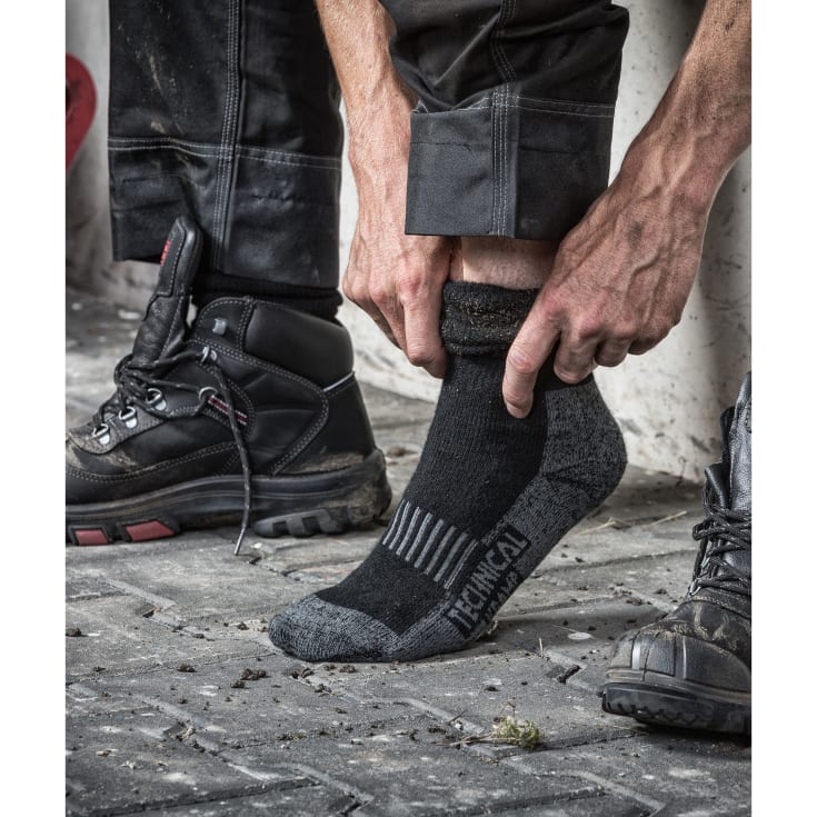 Kramp Technical 3/4 termostrømper, Sort, 43-46