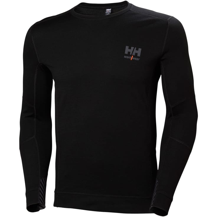 Helly Hansen Lifa undertrøje med merinould, Sort, 2XL