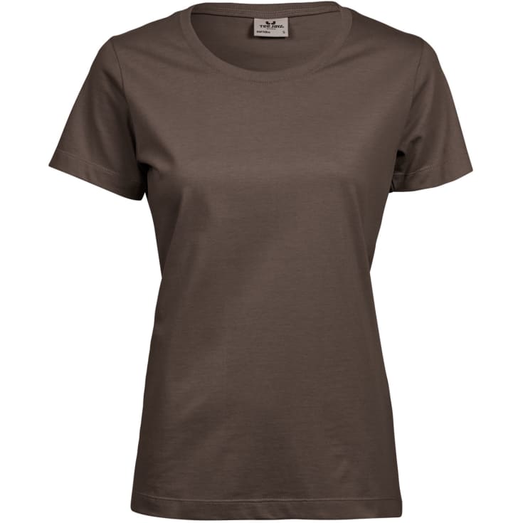 Tee Jays dame T-shirt, Chocolate, S