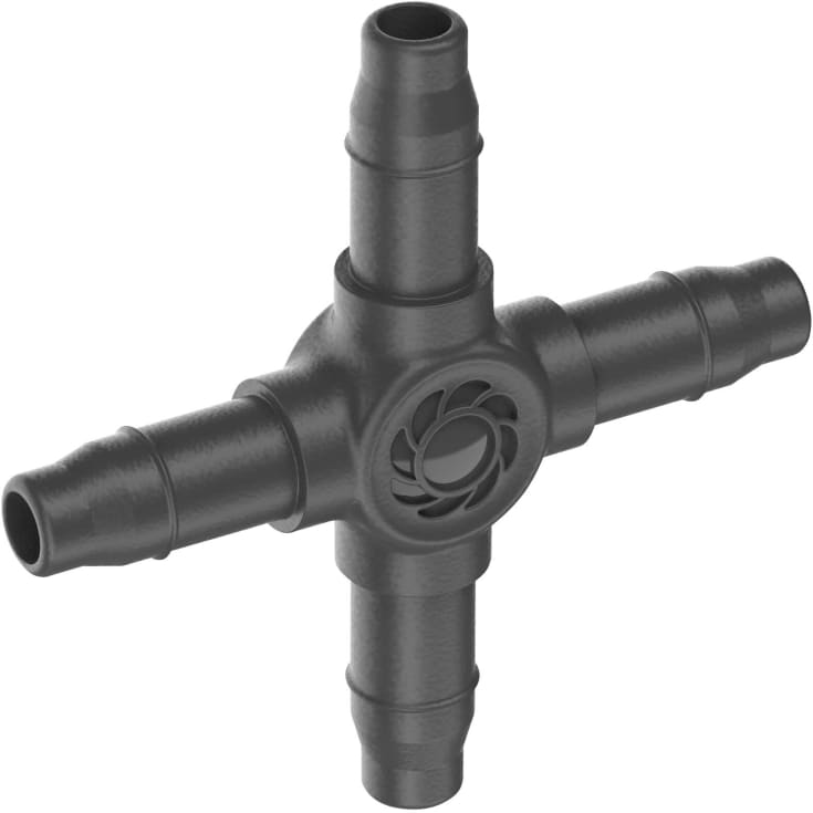 10 stk Gardena 4-vejsstykke 4,6mm (3/16")