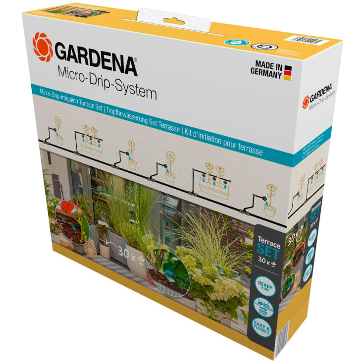 3 stk Gardena micro-drip grøntsags-/blomsterbedssæt 60 m2