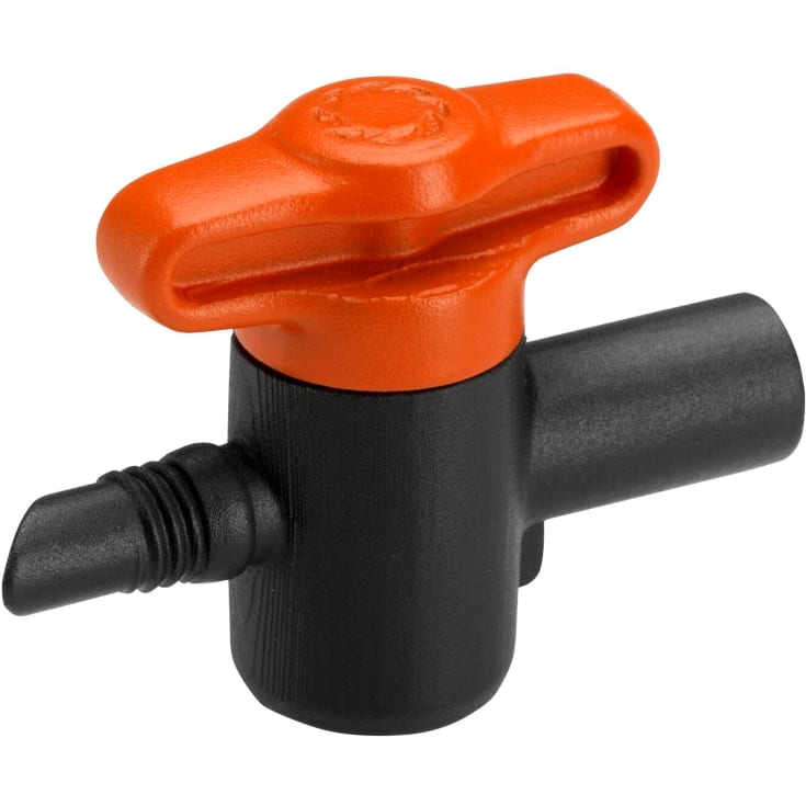 6 st Gardena Micro-Drip-System styrventil för munstycke/änddropp