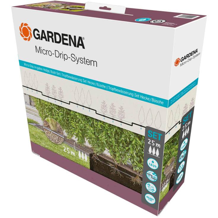 3 stk Gardena Micro-Drip-System høybedssett (35 planter)