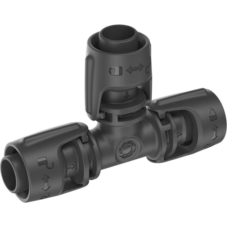 Gardena micro-drip T-stycke för änddroppare 13 mm