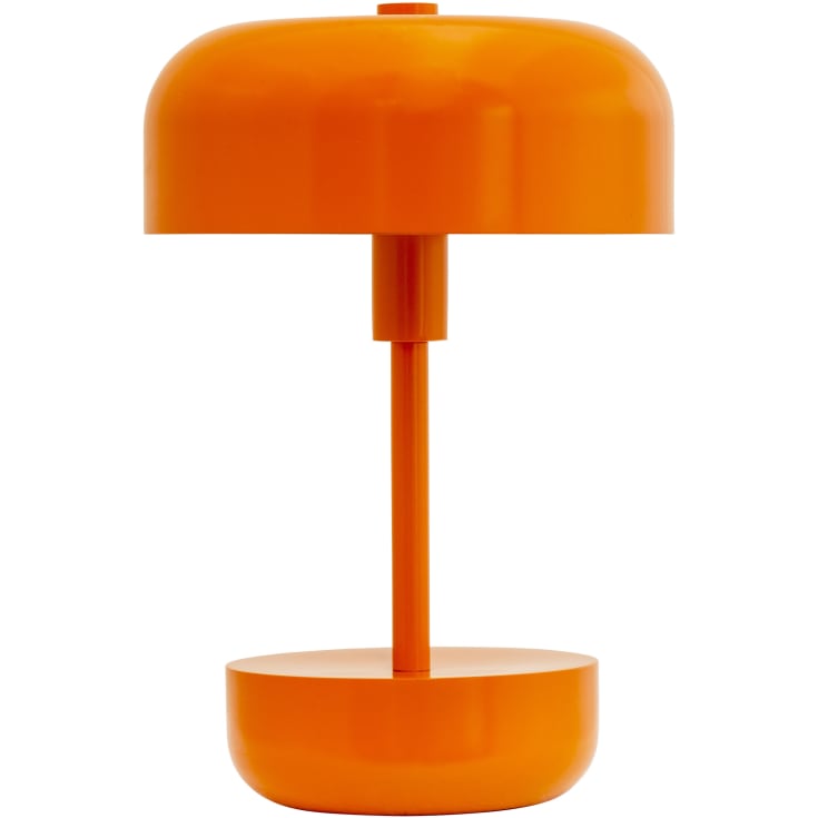 Dyberg Larsen Haipot genopladelig LED bordlampe, orange