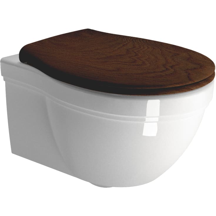 GSI Classic vegghengt toalett, antibakteriell, hvit