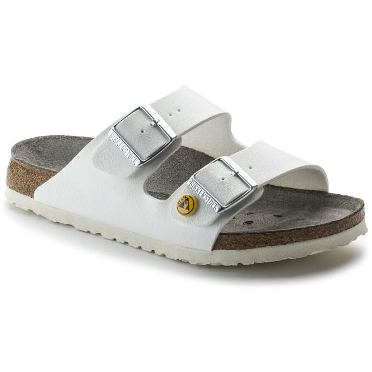 Birkenstock Arizona regular fit ESD sandaler, vit, st 35