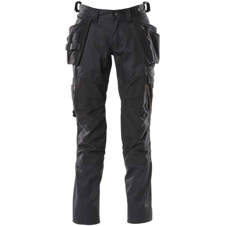 Mascot Accelerate arbetsbyxor med stretch, svart, st 76C54