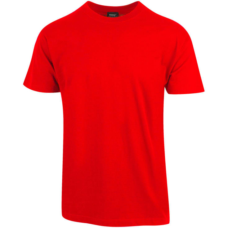 YOU Classic t-shirt, röd, st S
